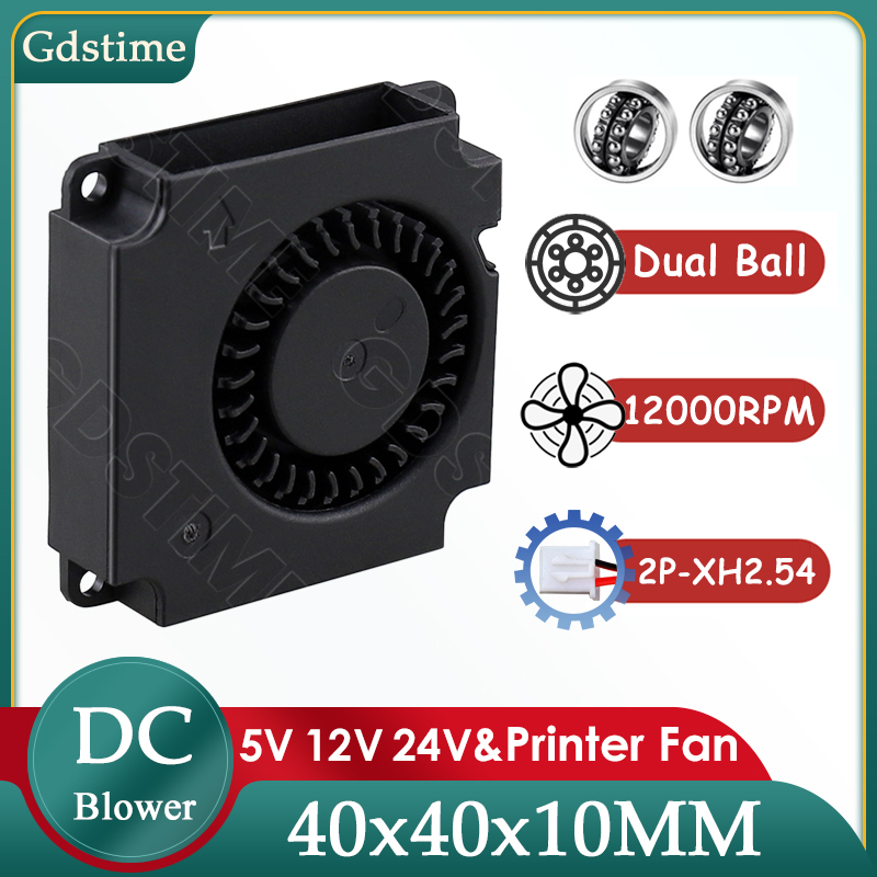 Hotend Assembly - Waktu Luang 4010 Kipas 24V 12V