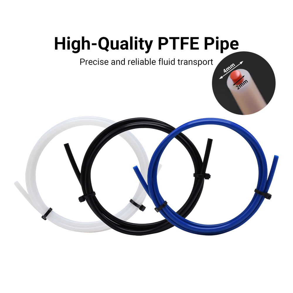 Abs Filament - 1M tabung PTFE 2x4mm MK8 ujung