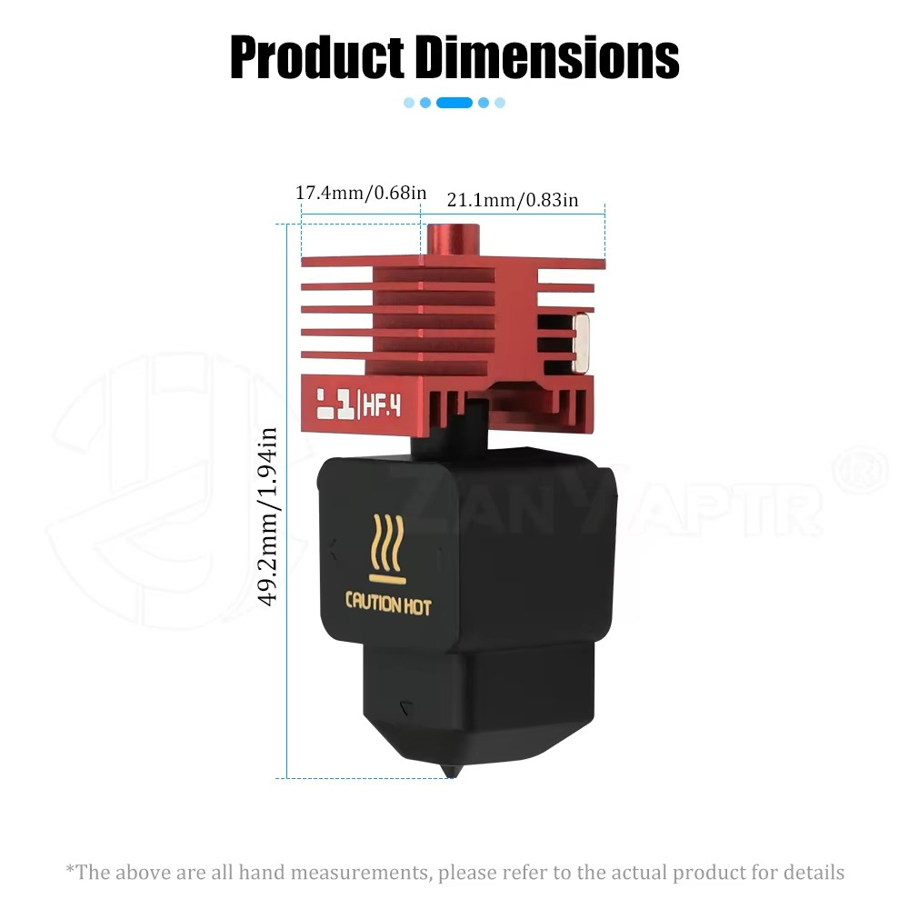 Kit Hotend Aliran Tinggi Terin - Hotend Assembly ulasan dan harga