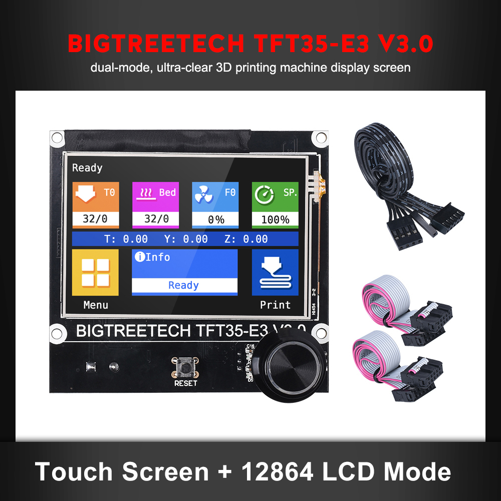 BIGTREETECH 12864 LCD, TFT35 E - Skr Mini E3 ulasan dan harga