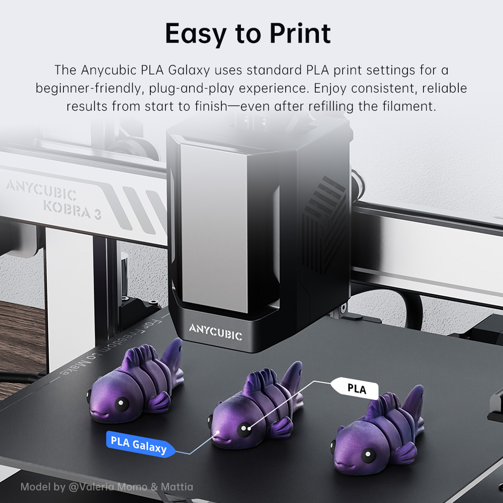 Filamen PLA Galaxy ANYCUBIC Ef - Filament 1.75 ulasan dan harga