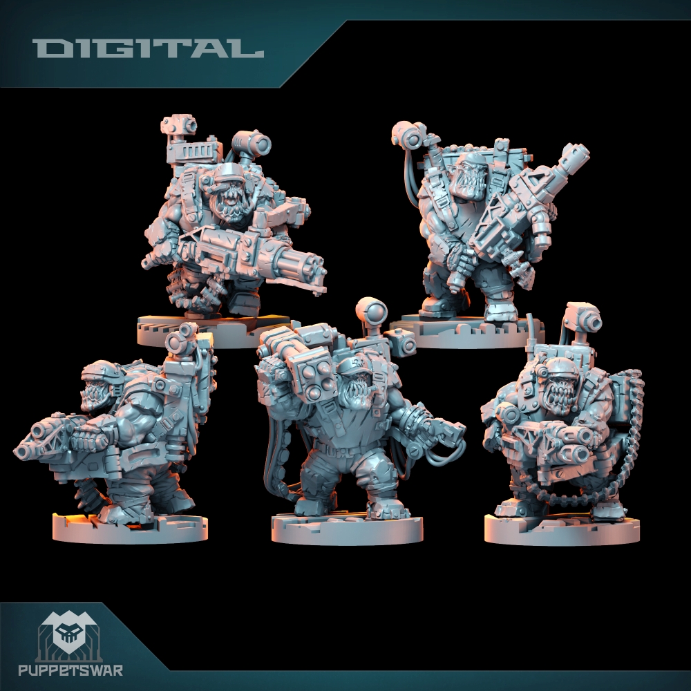 Pasukan Orc Ultimate Badasses, - Resin Printer ulasan dan harga