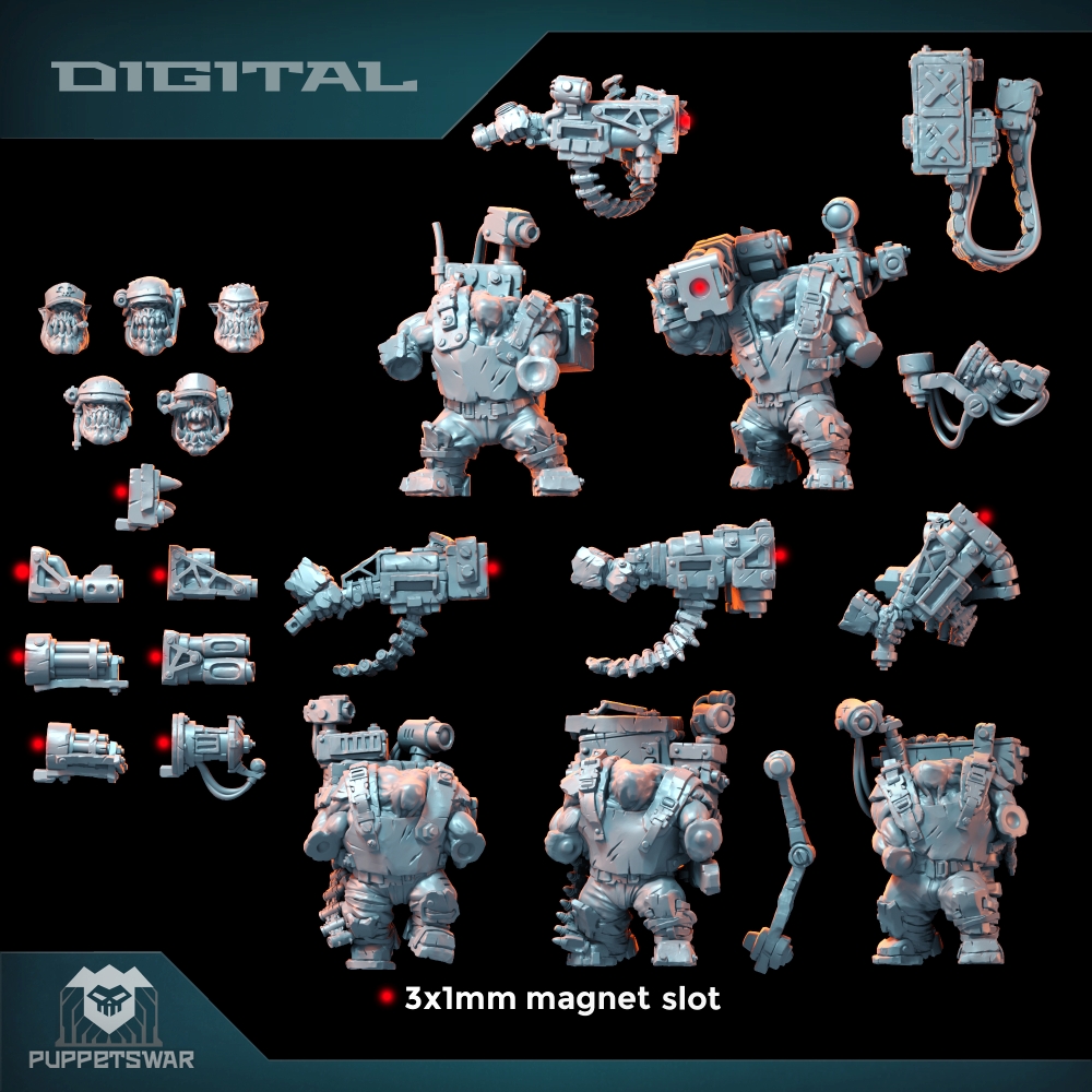 Pasukan Orc Ultimate Badasses, - Resin Printer ulasan dan harga