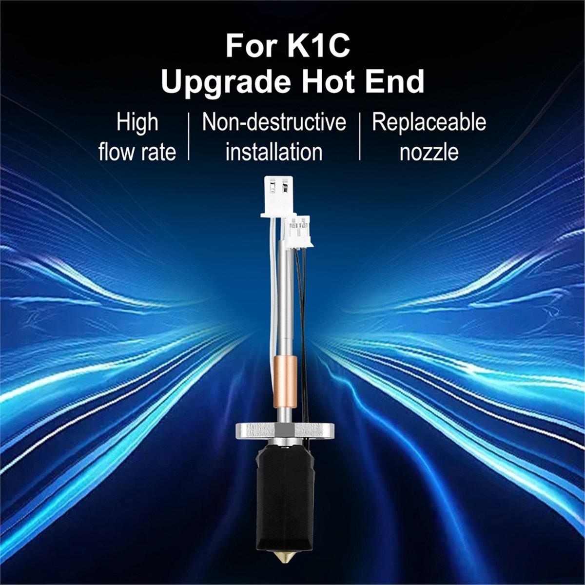 Kit Hotend Upgrade untuk K1C H - Hotend Assembly ulasan dan harga