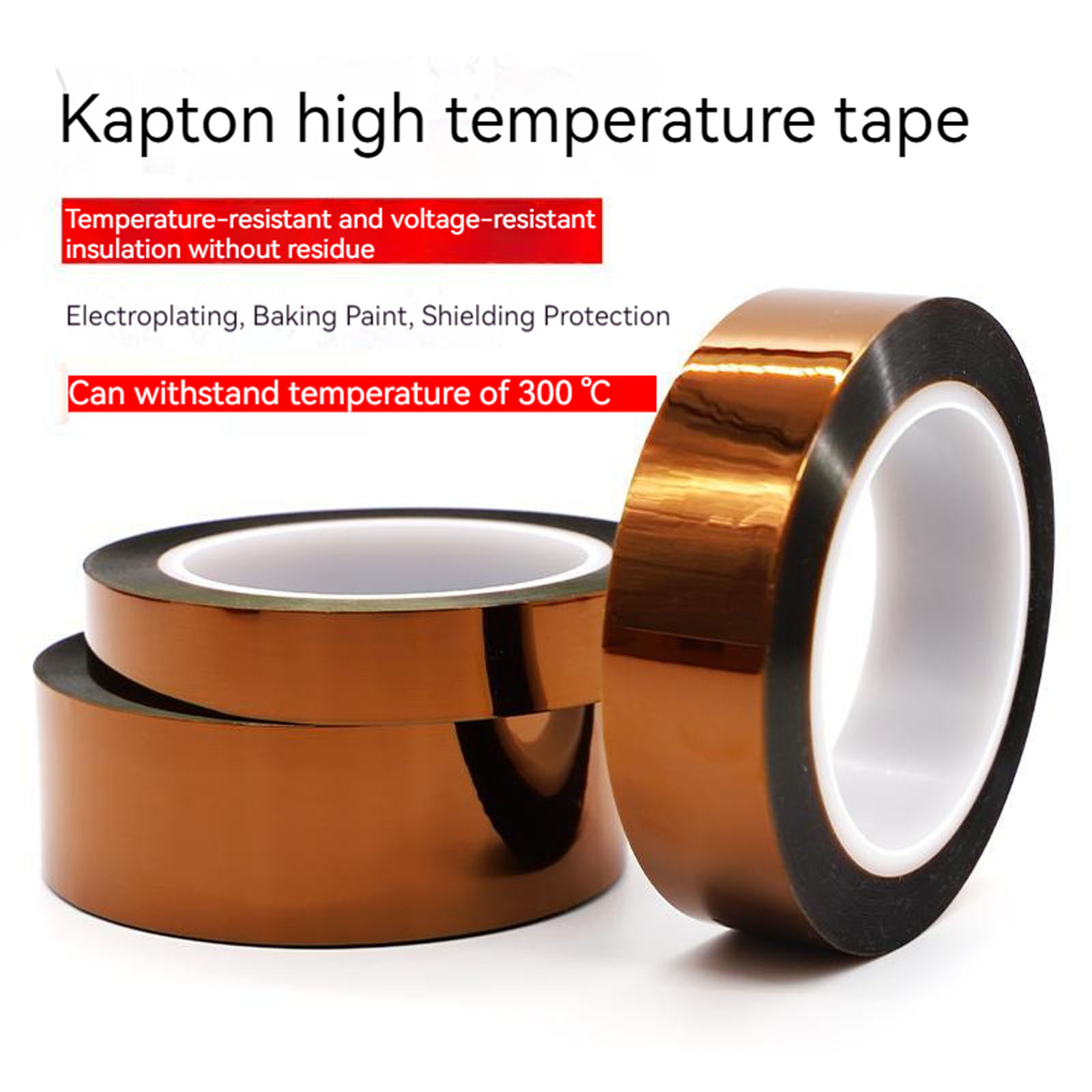 Stok AS 1 Buah Pita Kapton Tah - 3D Printer ulasan dan harga