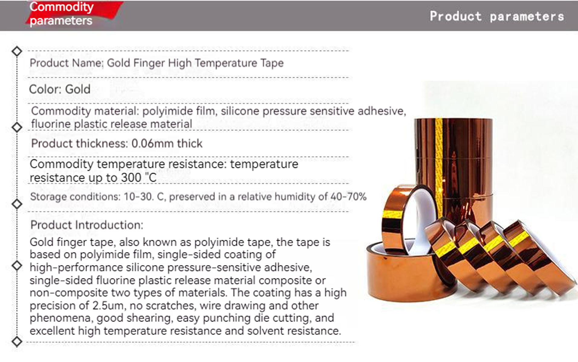 Stok AS 1 Buah Pita Kapton Tah - 3D Printer ulasan dan harga