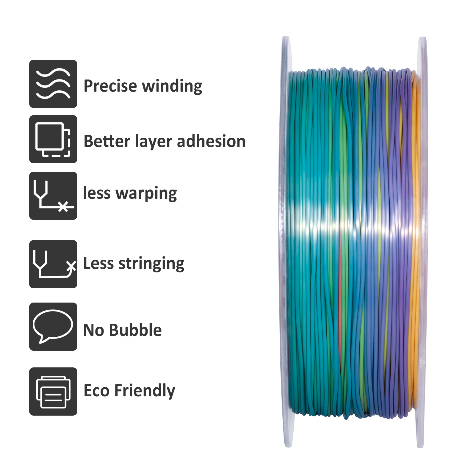 GEEETECH 5Kg Filamen PLA Sutra - Filament 1.75 ulasan dan harga