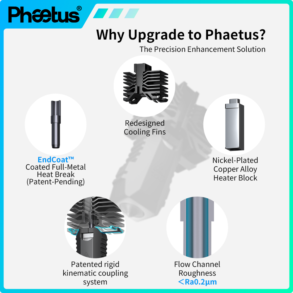 Phaetus untuk Printer 3D QIDI  - Hotend Assembly ulasan dan harga
