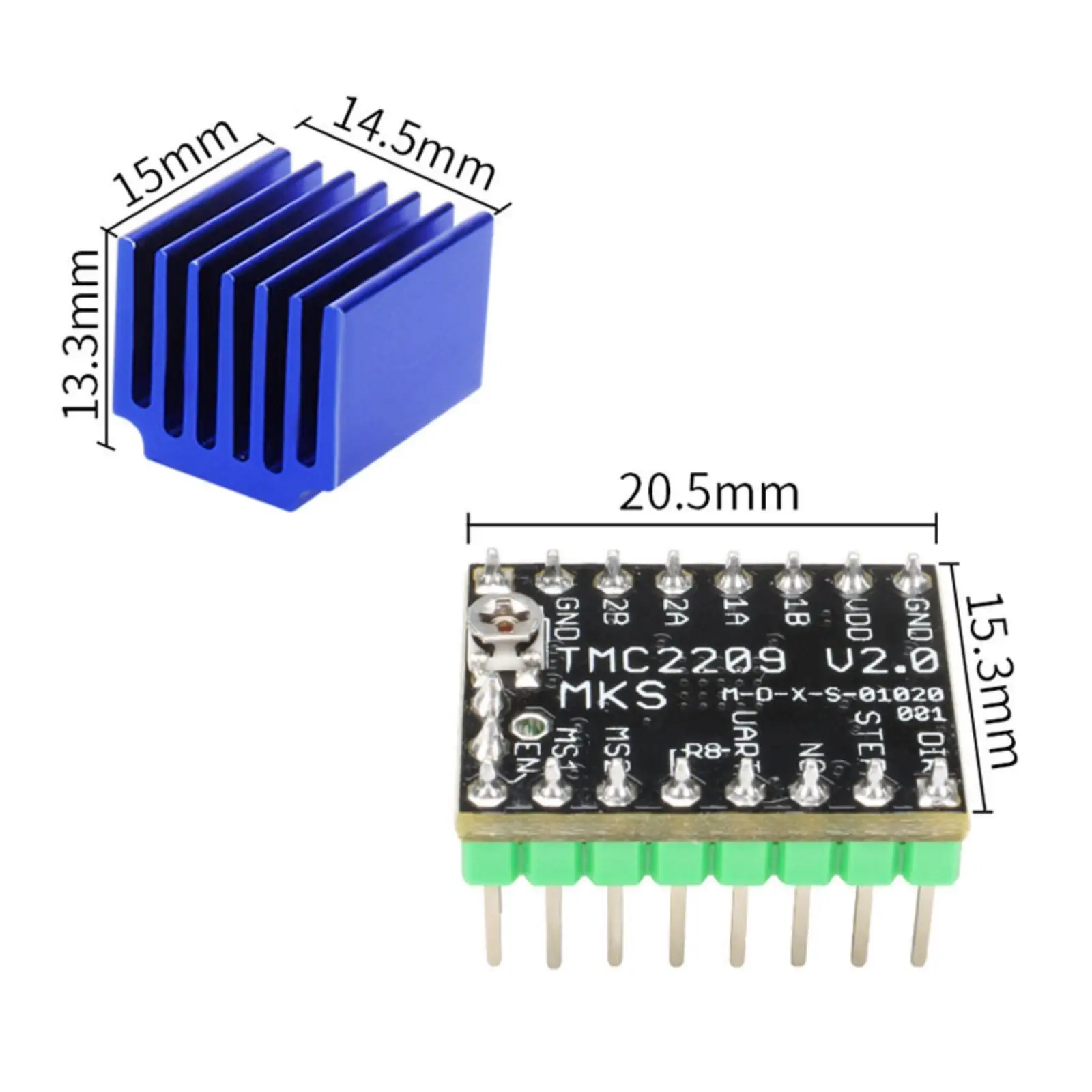 MKS TMC2209 V2.0 Stepper Motor - Mks Sgen ulasan dan harga