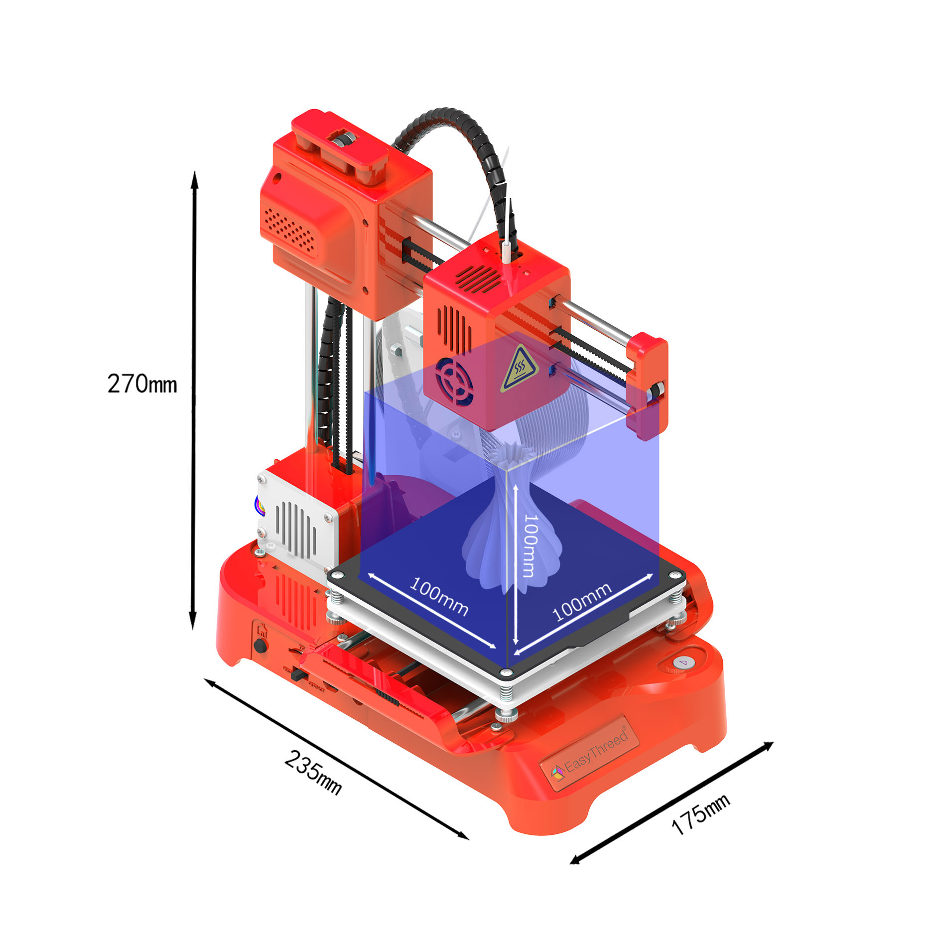 Printer 3D Easythreed K9 Mudah - Corexy 3D Printer Kit ulasan dan harga
