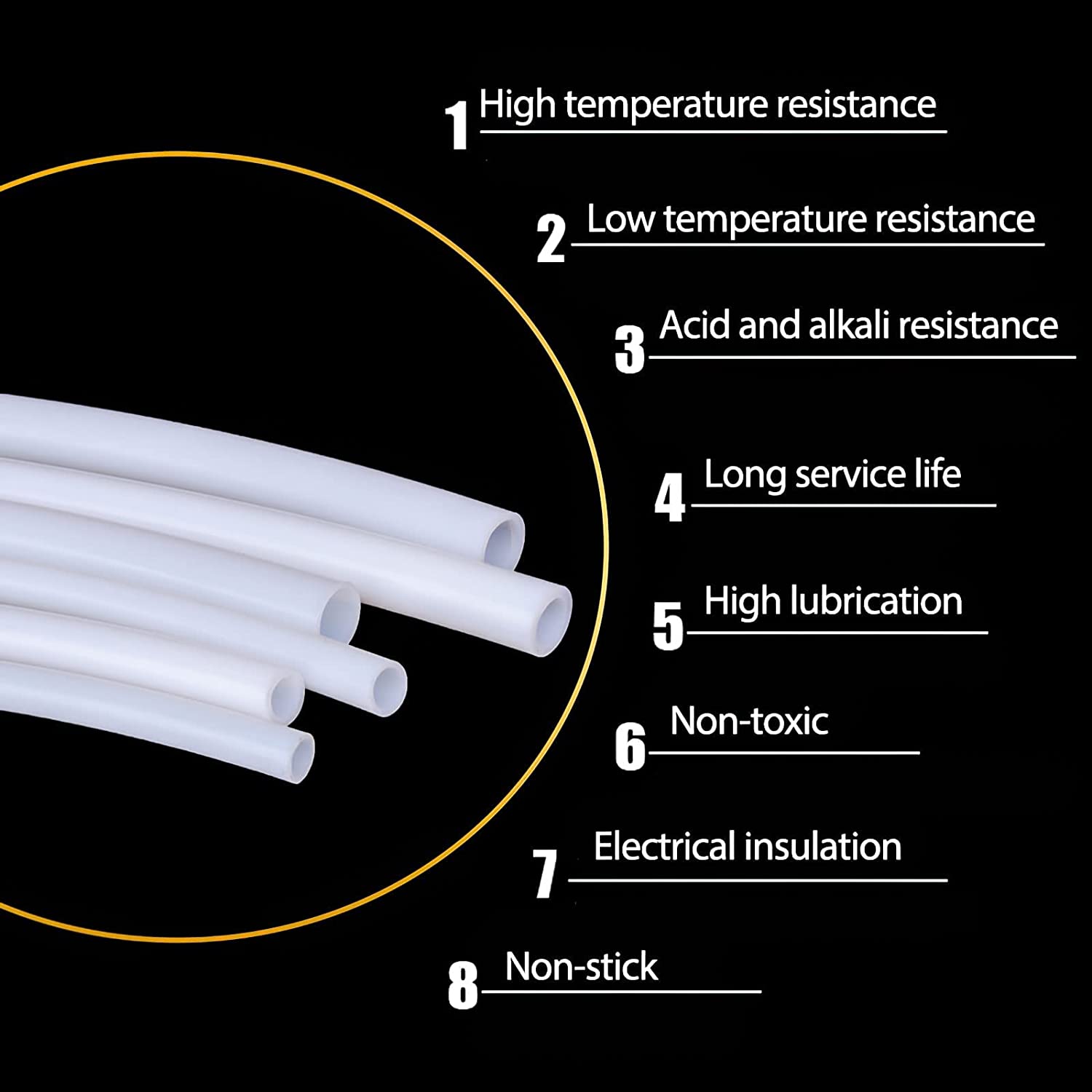 50M Pipa Tabung PTFE Teflke ID - Filament 1.75 ulasan dan harga